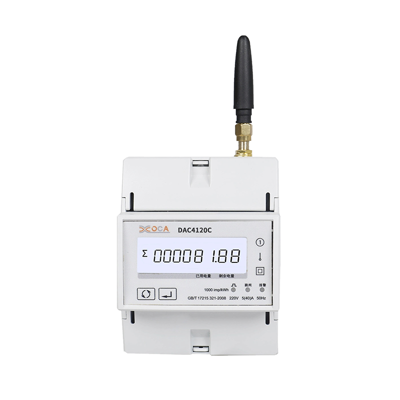 Dac4120c DIN Rail WiFi AC Fase Tunggal dengan Pengukur Daya Relai