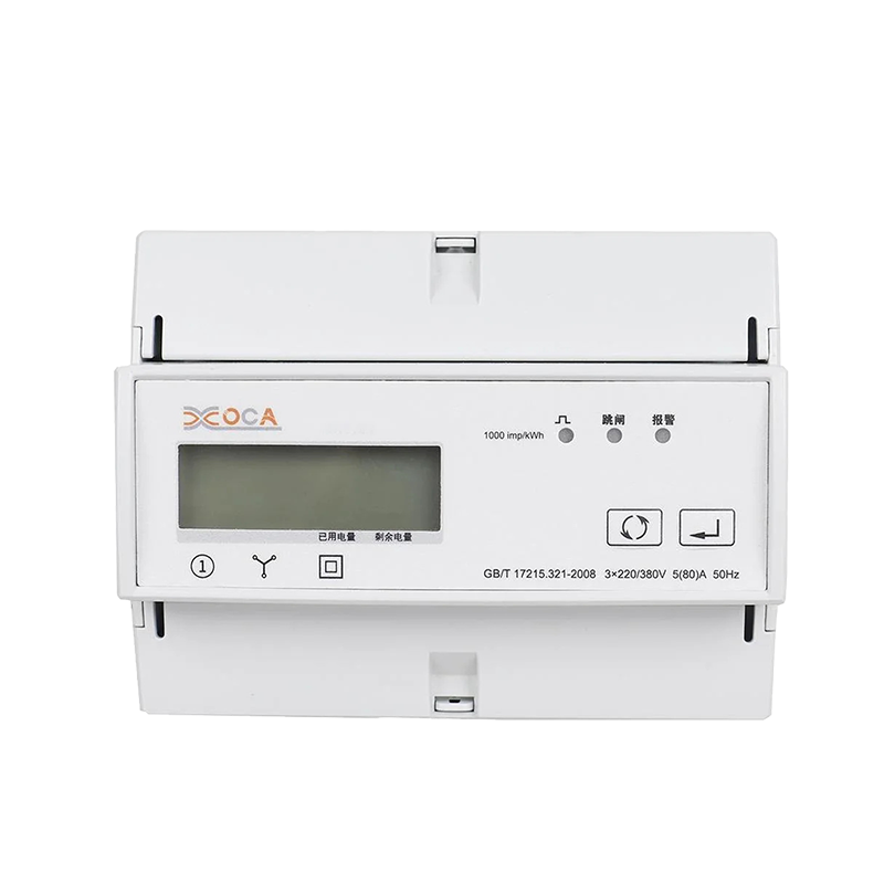 DAC7300C DIN Rail Meteran Energi Listrik Relai AC Modbus Tiga Fase