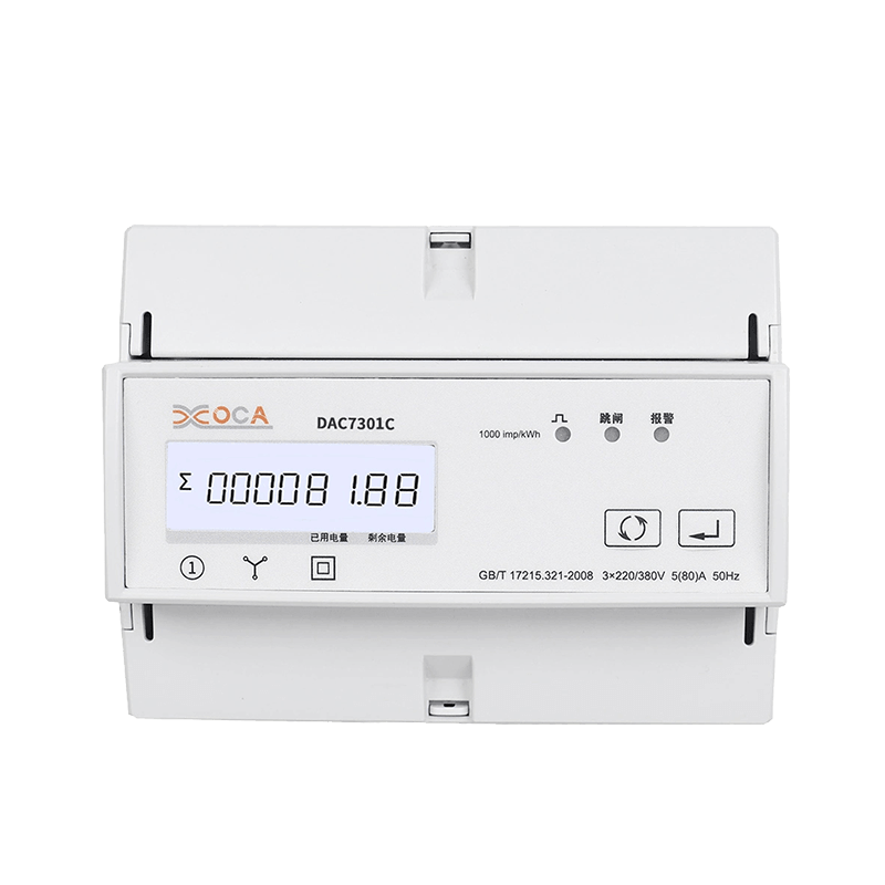 Dac7301c DIN Rail AC Tiga Fasa Modbus Tarif Meteran Energi Nirkabel Listrik