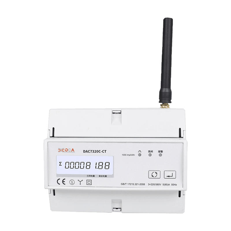 Dac7320c-CT DIN Rail WiFi Multi-Fungsi dengan Pengukur Energi Modbus Cerdas Transformer