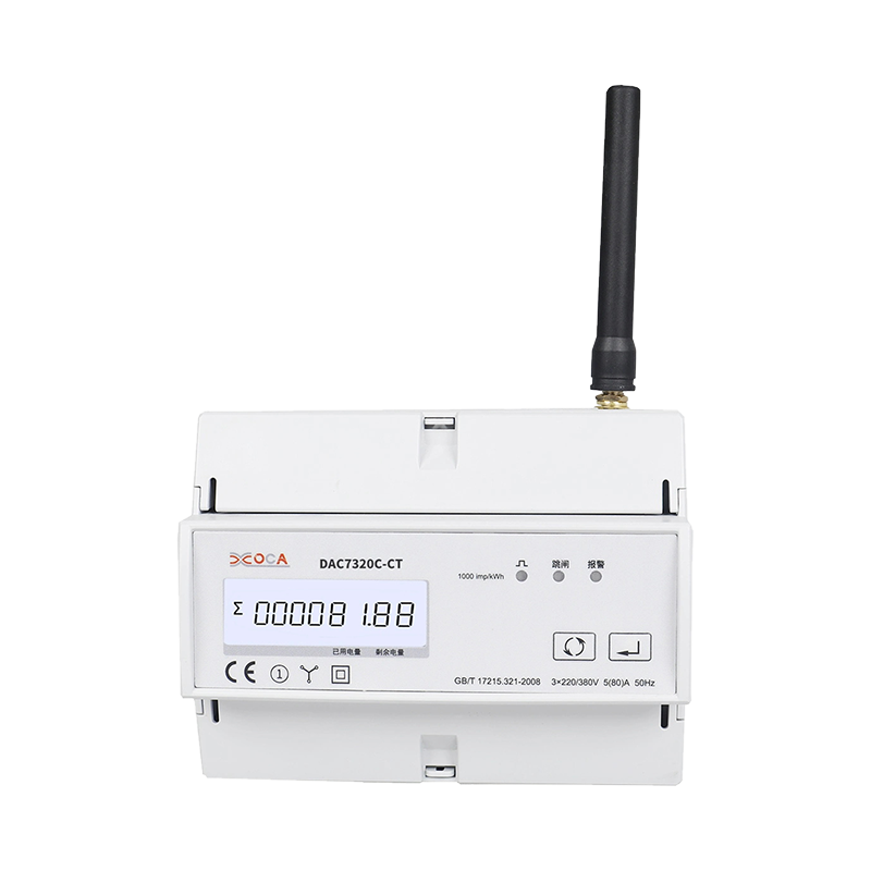 Dac7321c-CT DIN Rail AC WiFi dengan Pengukur Energi Elektronik Transformer Tuya