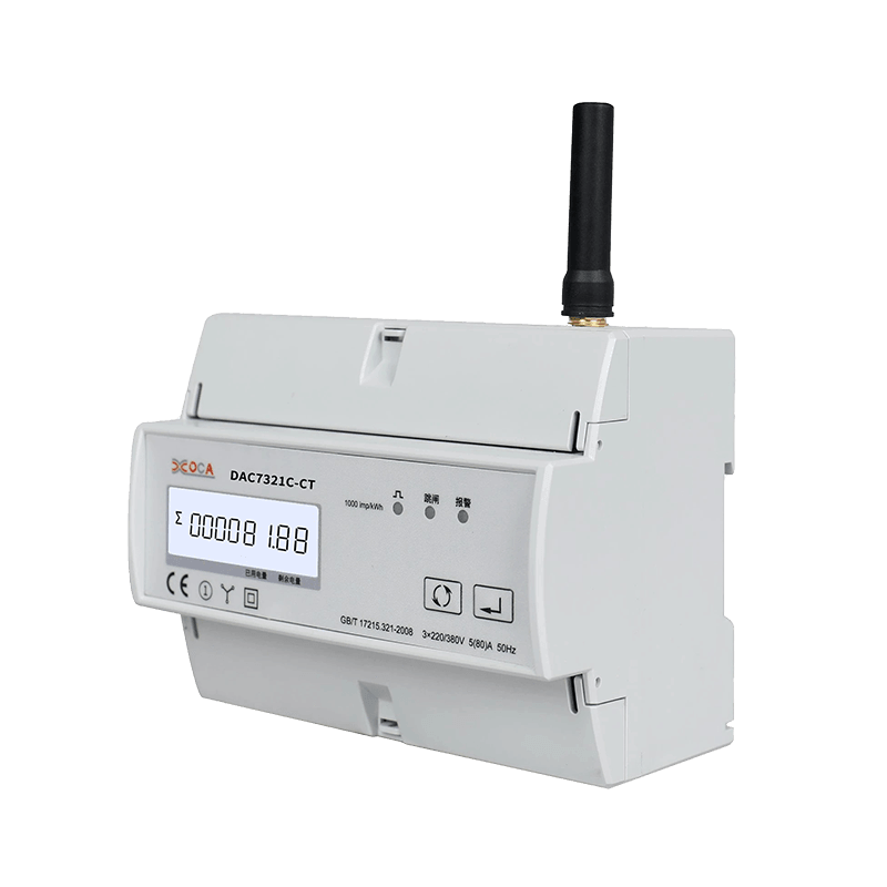 Dac7321c DIN Rail WiFi Meteran Energi Listrik Prabayar