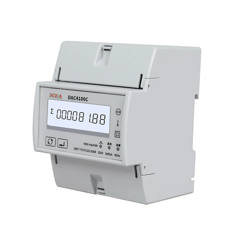 Dac4121C DIN Rail AC Pengukur Daya Modbus Nirkabel Fase Tunggal