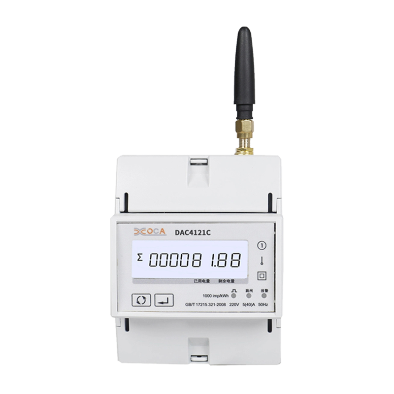 Dac4121C DIN Rail AC Pengukur Daya Modbus Nirkabel Fase Tunggal