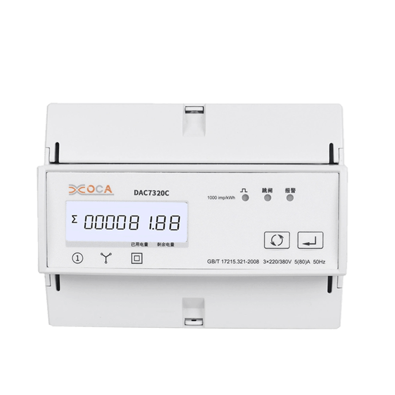 Dac7320C DIN Rail WiFi dengan Relay Pengukur Daya Listrik