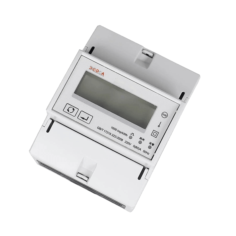 Dac4120c DIN Rail Fase Tunggal AC Modbus Meteran Energi Multi-Fungsi Cerdas