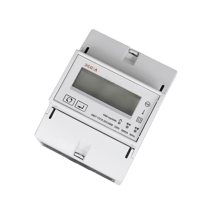 Dac4121c Single Phase DIN Rail Listrik Cerdas Watt Hour Meteran Energi Prabayar