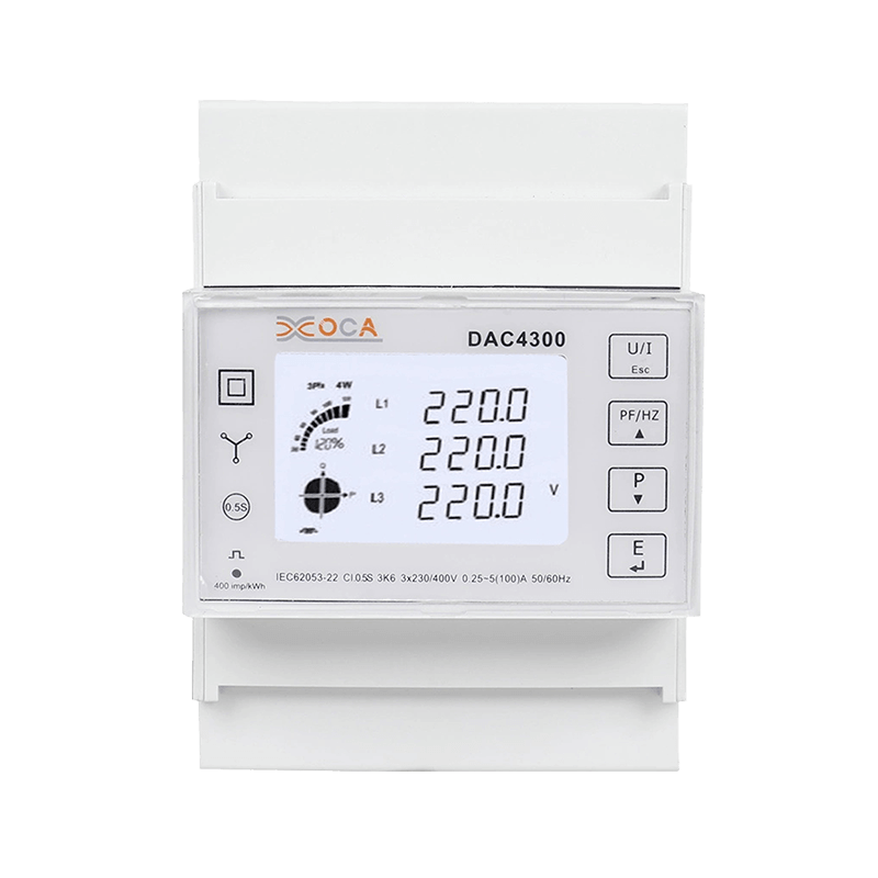 Dac4300 DIN Rail Meteran Energi Listrik Multi-Fungsi Cerdas