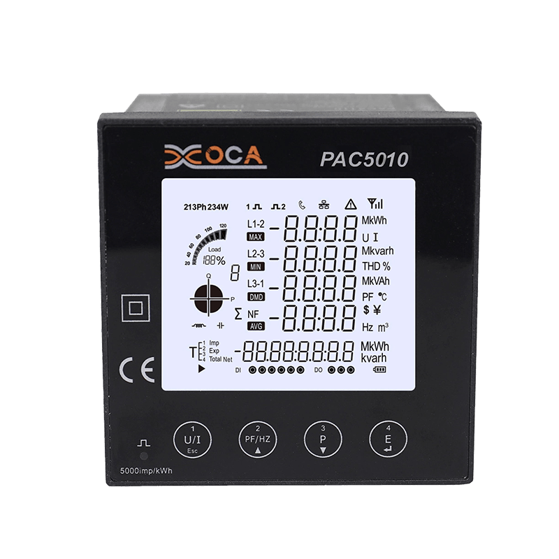 PAC5010 AC Panel RS485 Modbus Meteran Energi Listrik Digital Meteran Daya