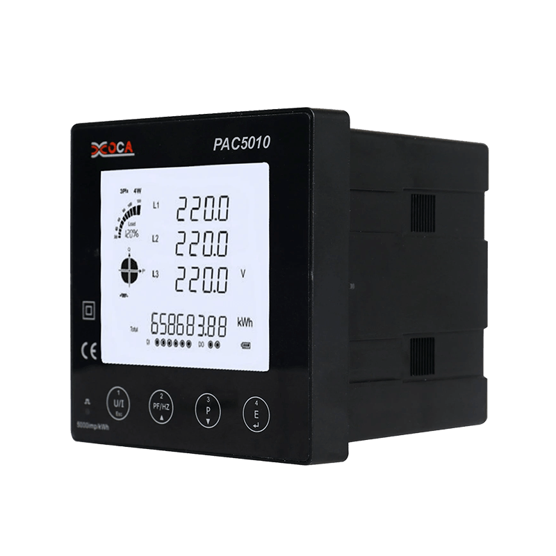 PAC5010 Multimeter Pengukur Daya Panel LCD Modbus Cerdas