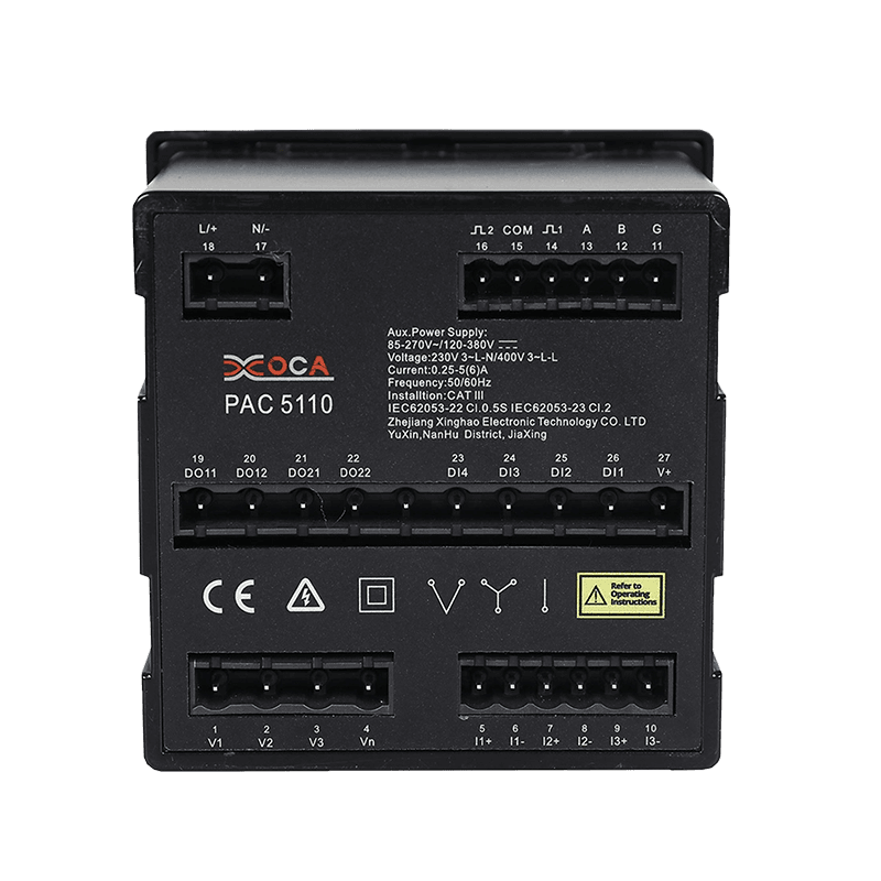 PAC5010 Pengukur Panel Elektronik Multi-Fungsi Modbus Cerdas Nirkabel