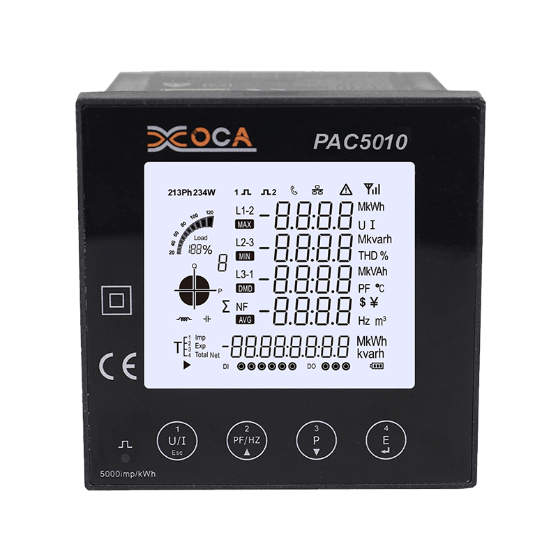 Pengukur Daya Panel Cerdas LCD PAC3000