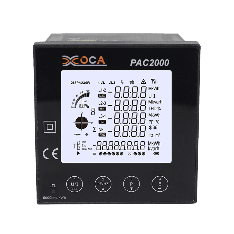 PAC5010 Pengukur Panel Elektronik Multi-Fungsi Modbus Cerdas Nirkabel