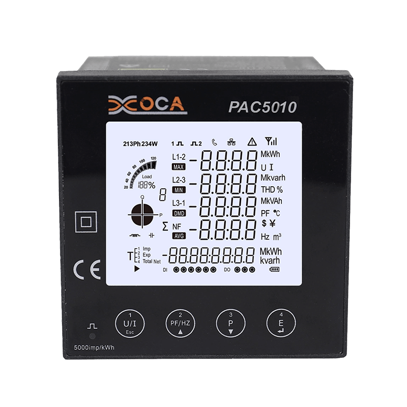 PAC5010 Pengukur Panel Elektronik Multi-Fungsi Modbus Cerdas Nirkabel