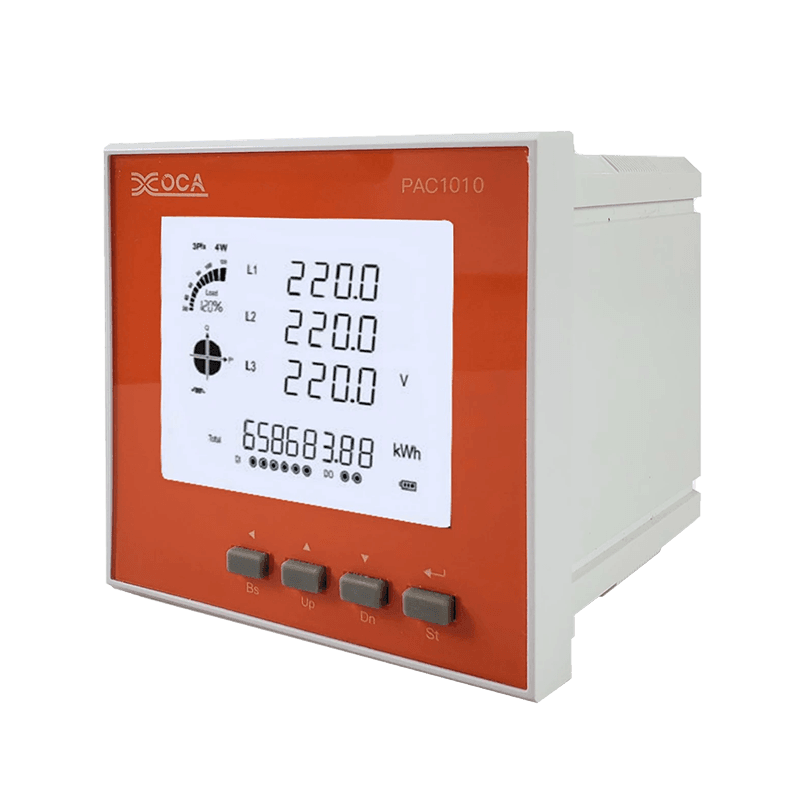 PAC5010 Multimeter Pengukur Daya Panel LCD Modbus Cerdas